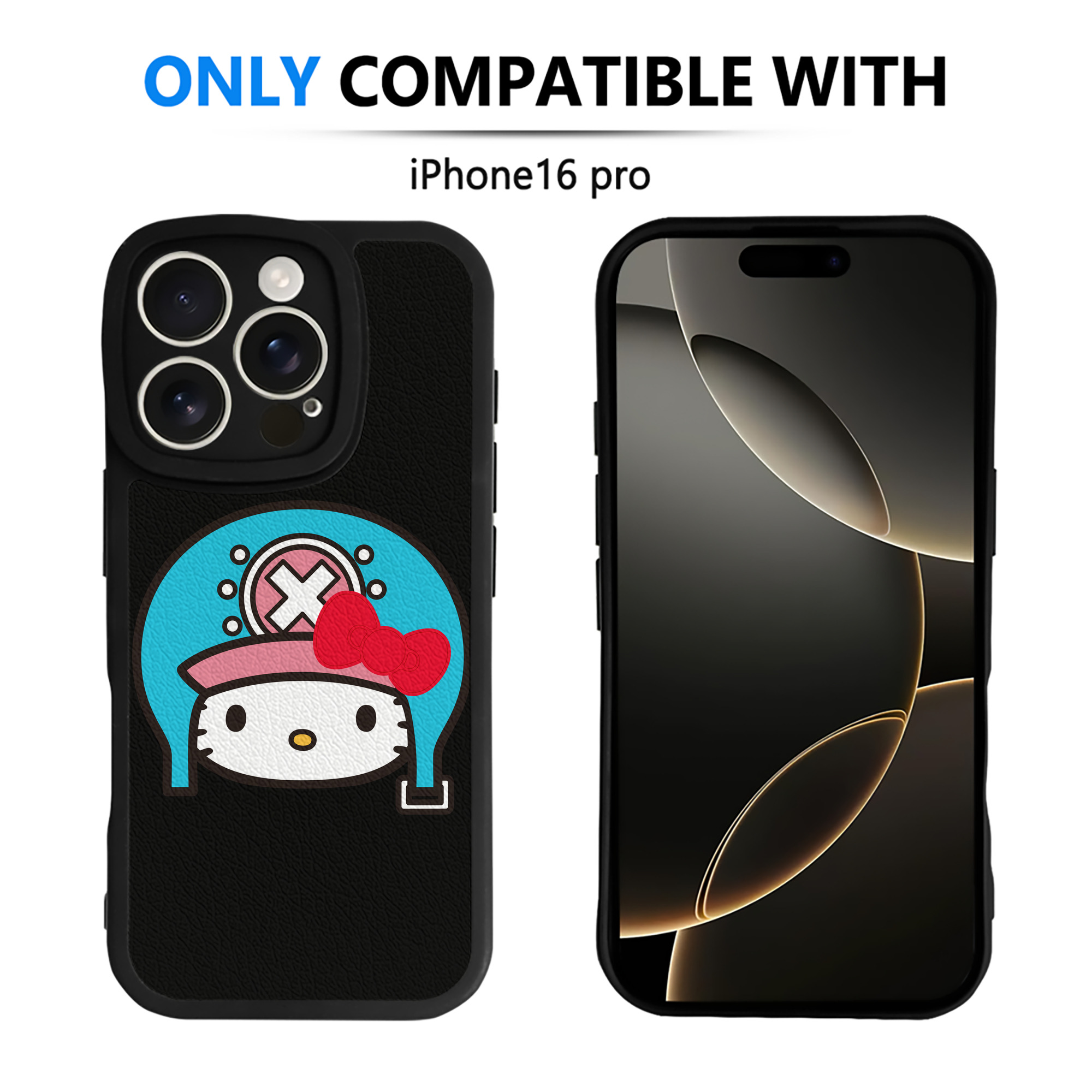 （画像用） Hello Kitty ハローキティ 【iPhone 16シリーズ対応】シリコンスマホケース（レザー調） 材質：シリコン